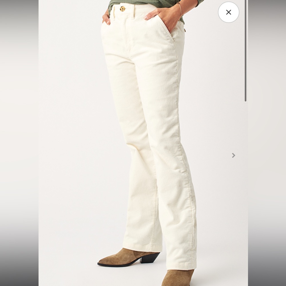 Endless cord pant ivory NWT size 27